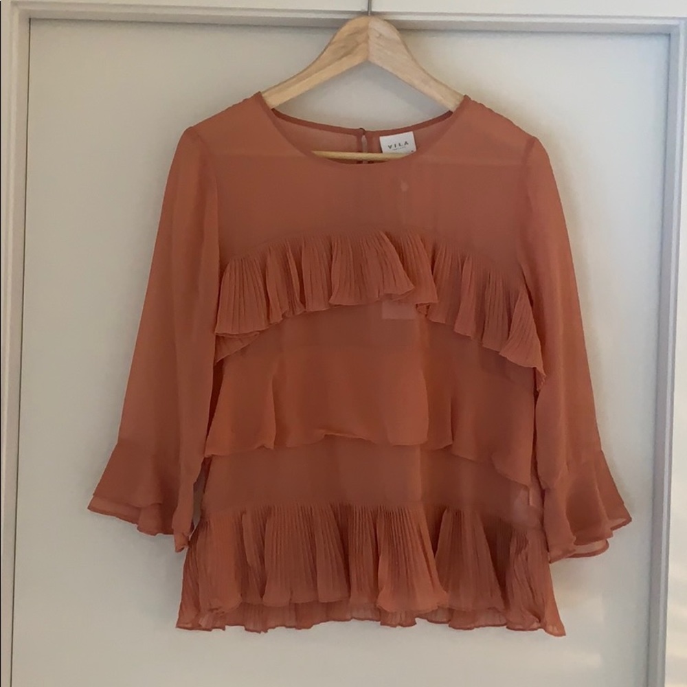 ASOS Vila sheer blouse